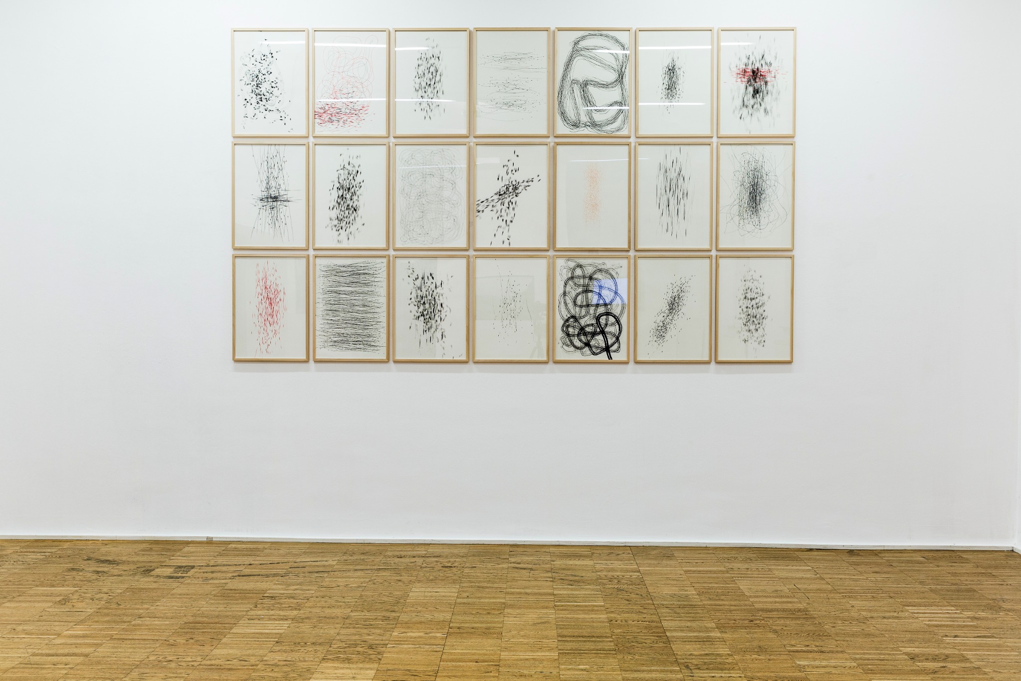 Central group of twenty-one Etymdrawings at MAERZ