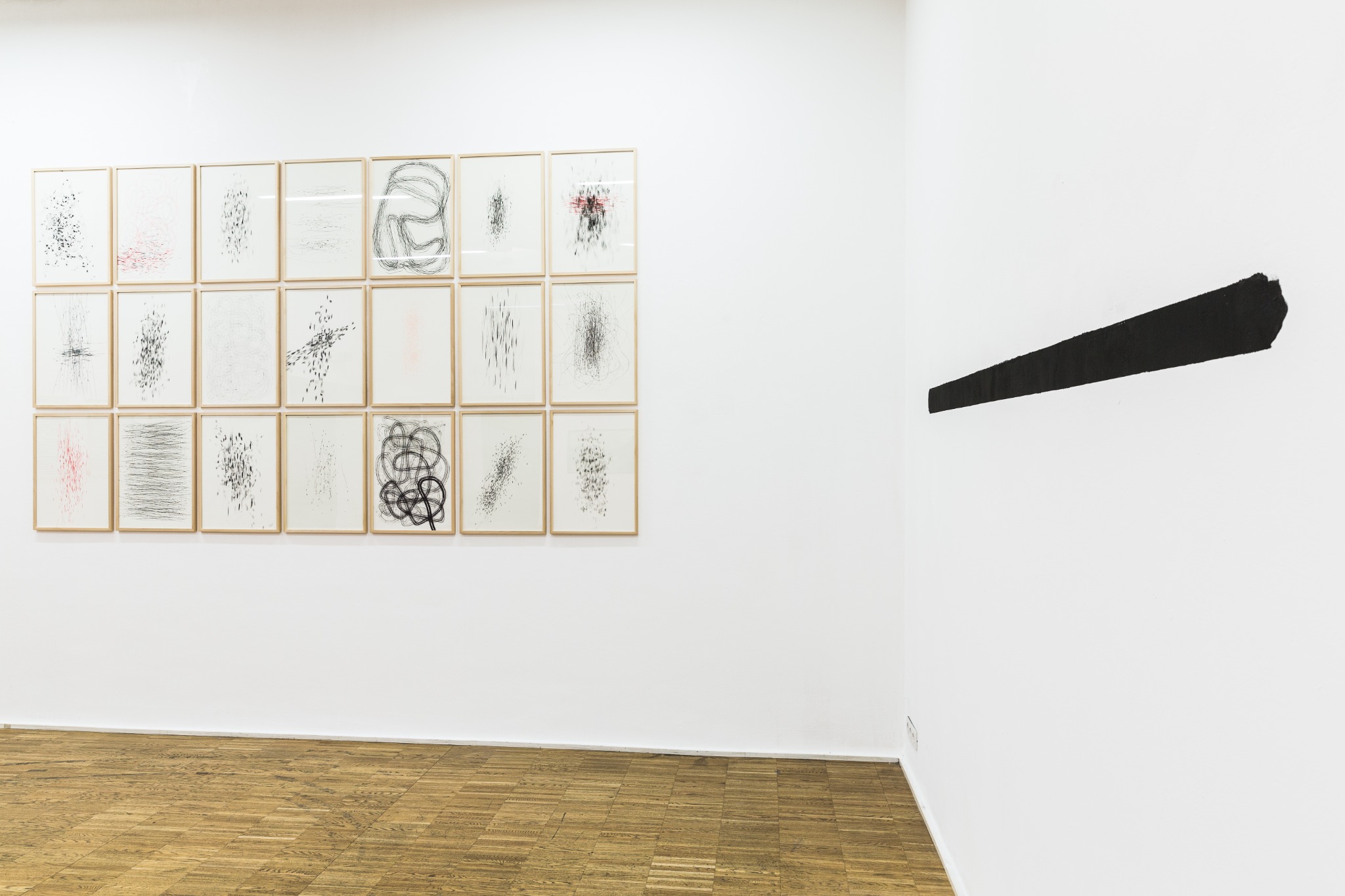 Etymdrawings and related work in the MAERZ exhibition space