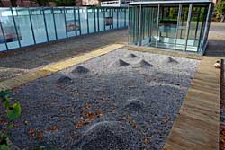 Karesansui installation at the Contemporary Art Center Aarhus